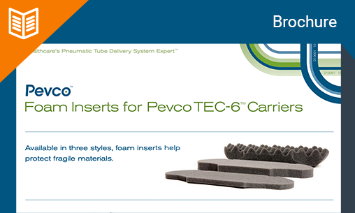 Pevco TEC-6 Foam Inserts Product Sheet